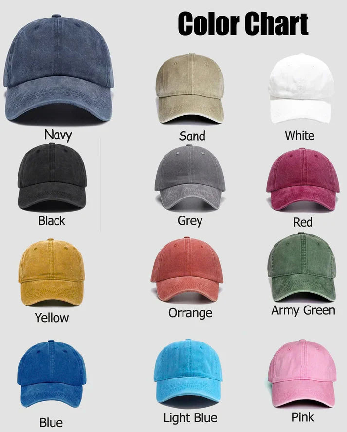 Custom Emb -Wash Cap