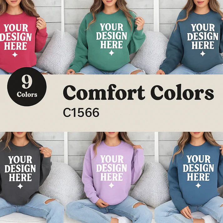 Custom Printing Sweatshirts Comfort Colors® 1566