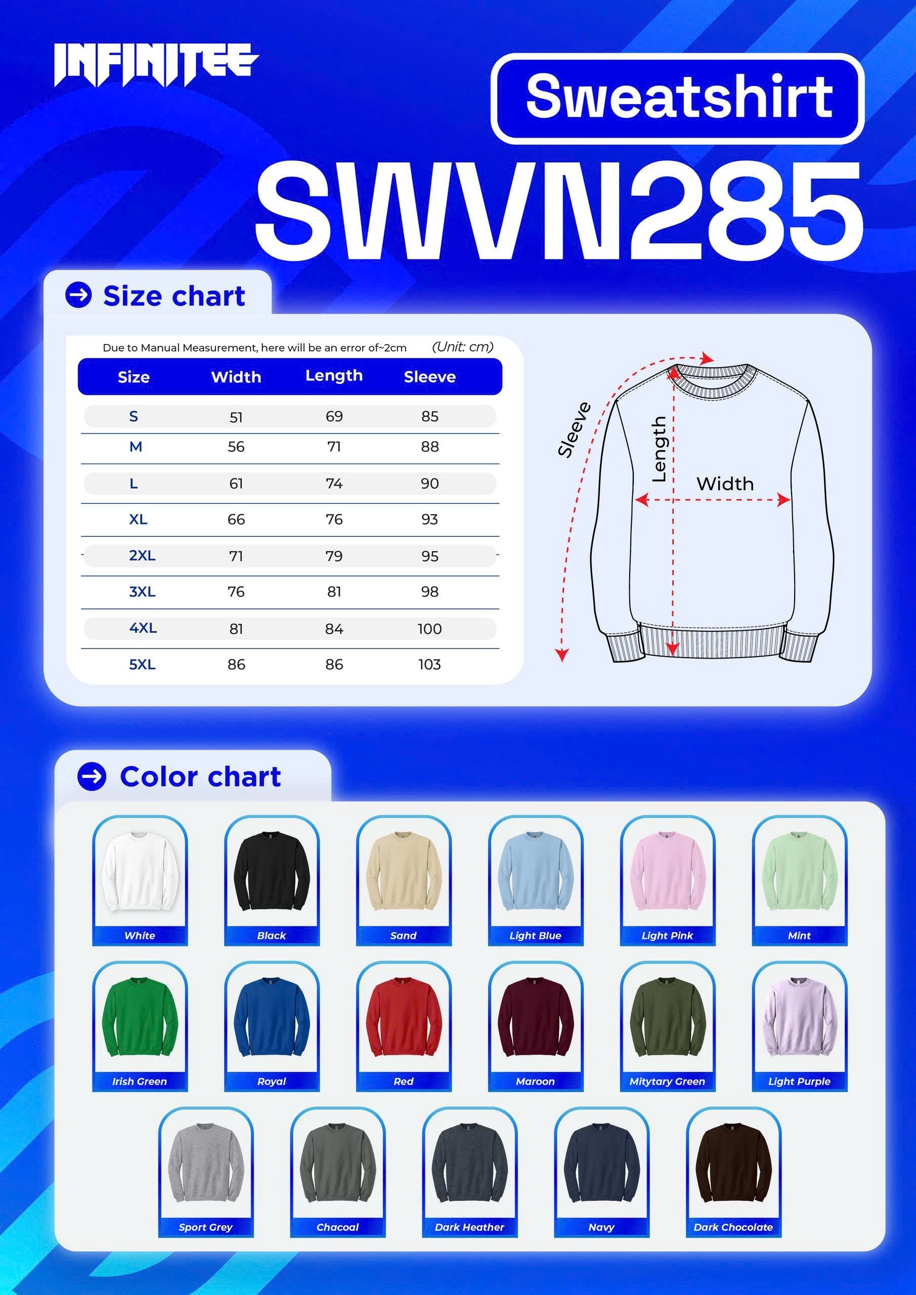 Custom Printing Sweatshirts VN285S