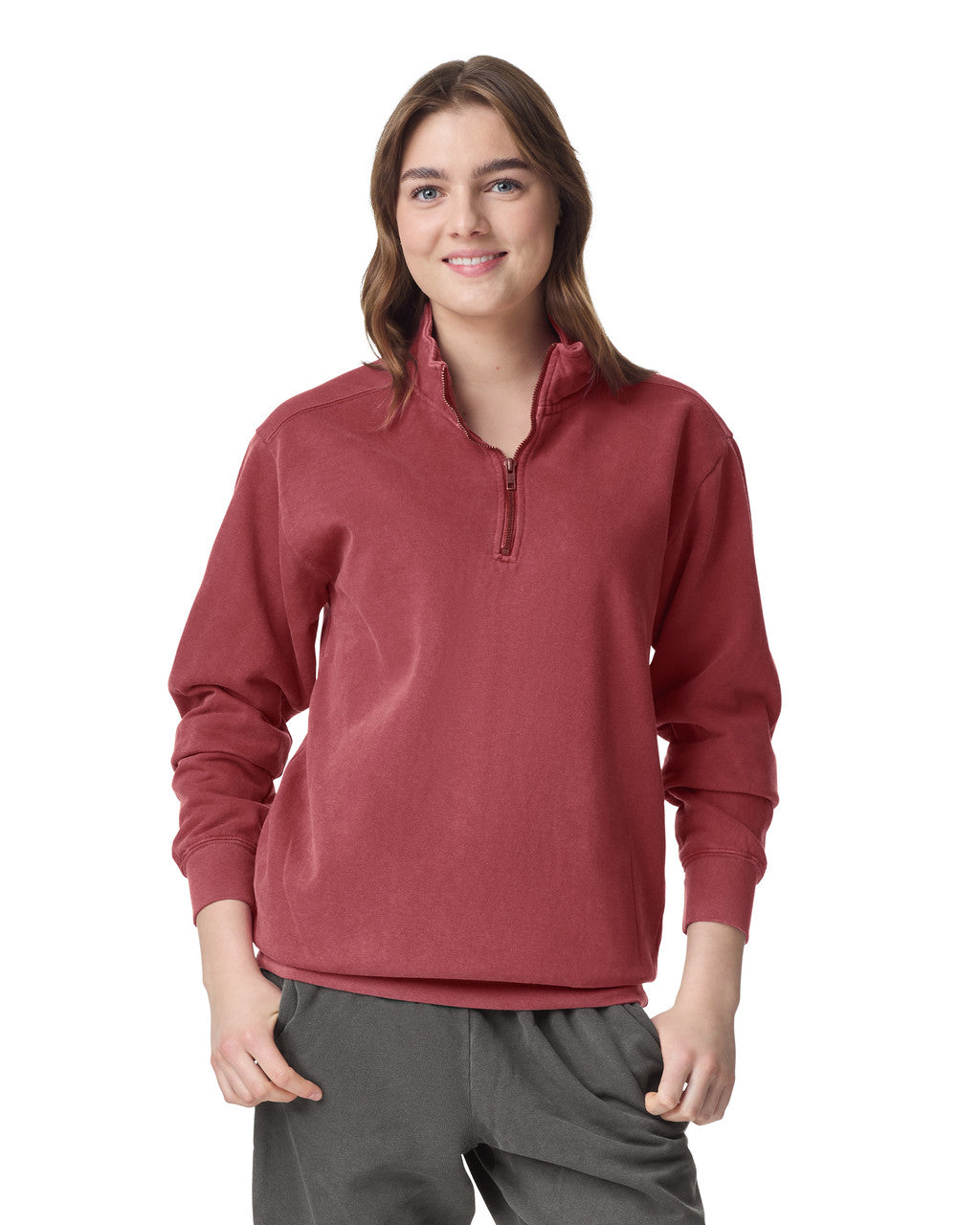 Unisex Blank  Sweatshirts 1/4 Zip Comfort Colors® 1580