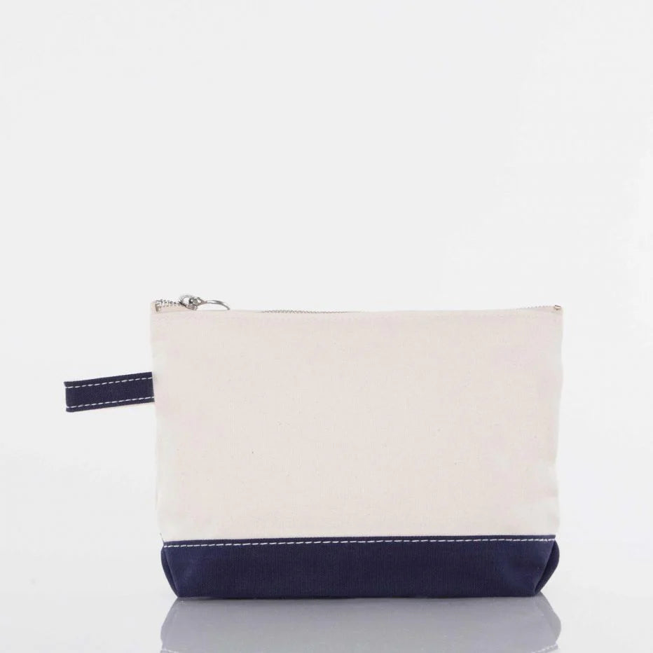 Custom Emb- Cavas Cosmetic Bag