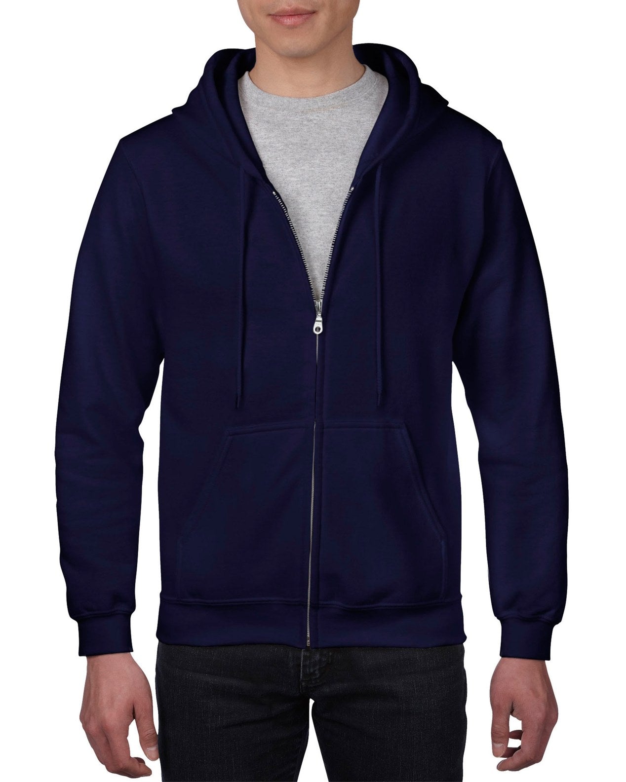 Unisex Blank Gildan Full Zip Hooded Sweatshirt 88600