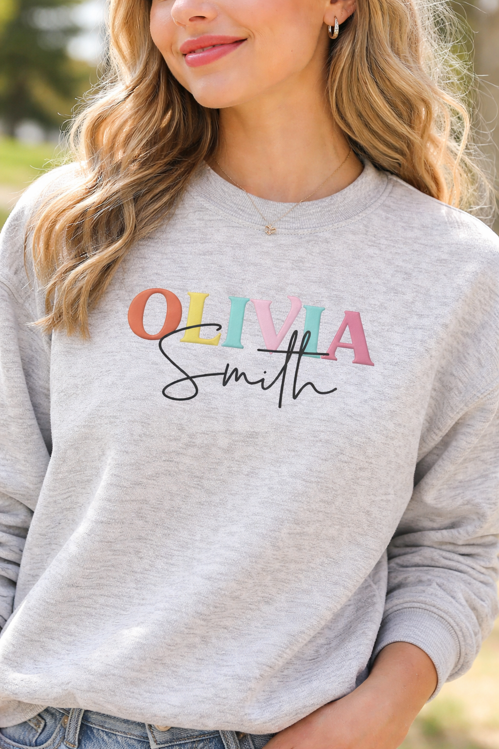 🧵✨ Áo Thêu Custom Tên – Minimal & Trendy