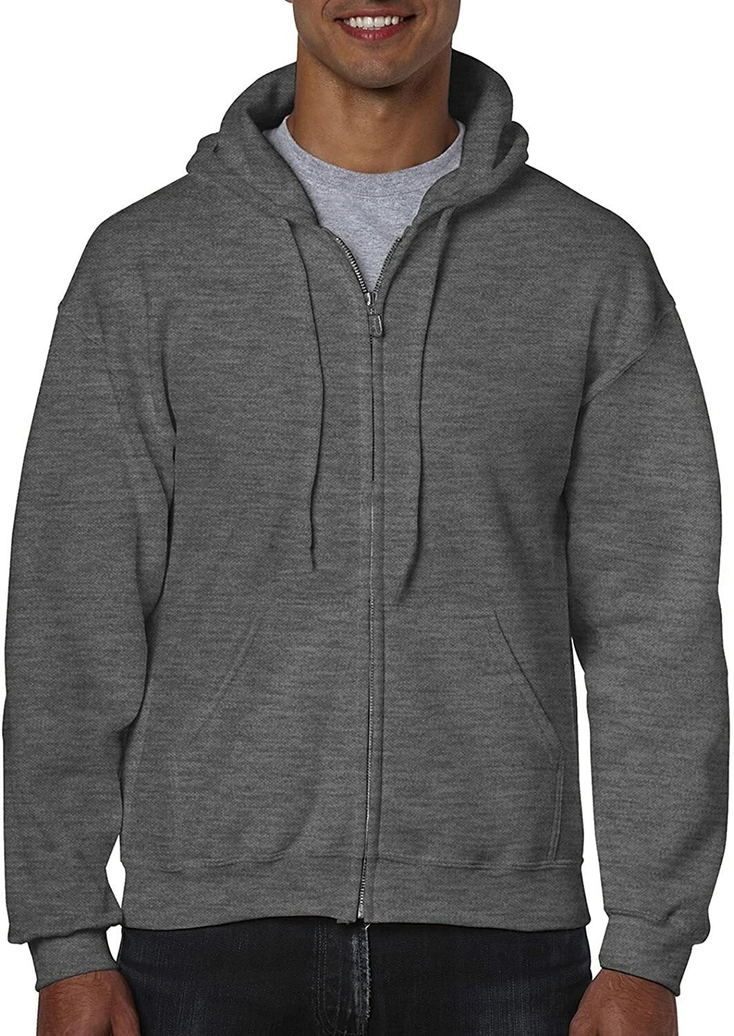 Unisex Blank Gildan Full Zip Hooded Sweatshirt 88600